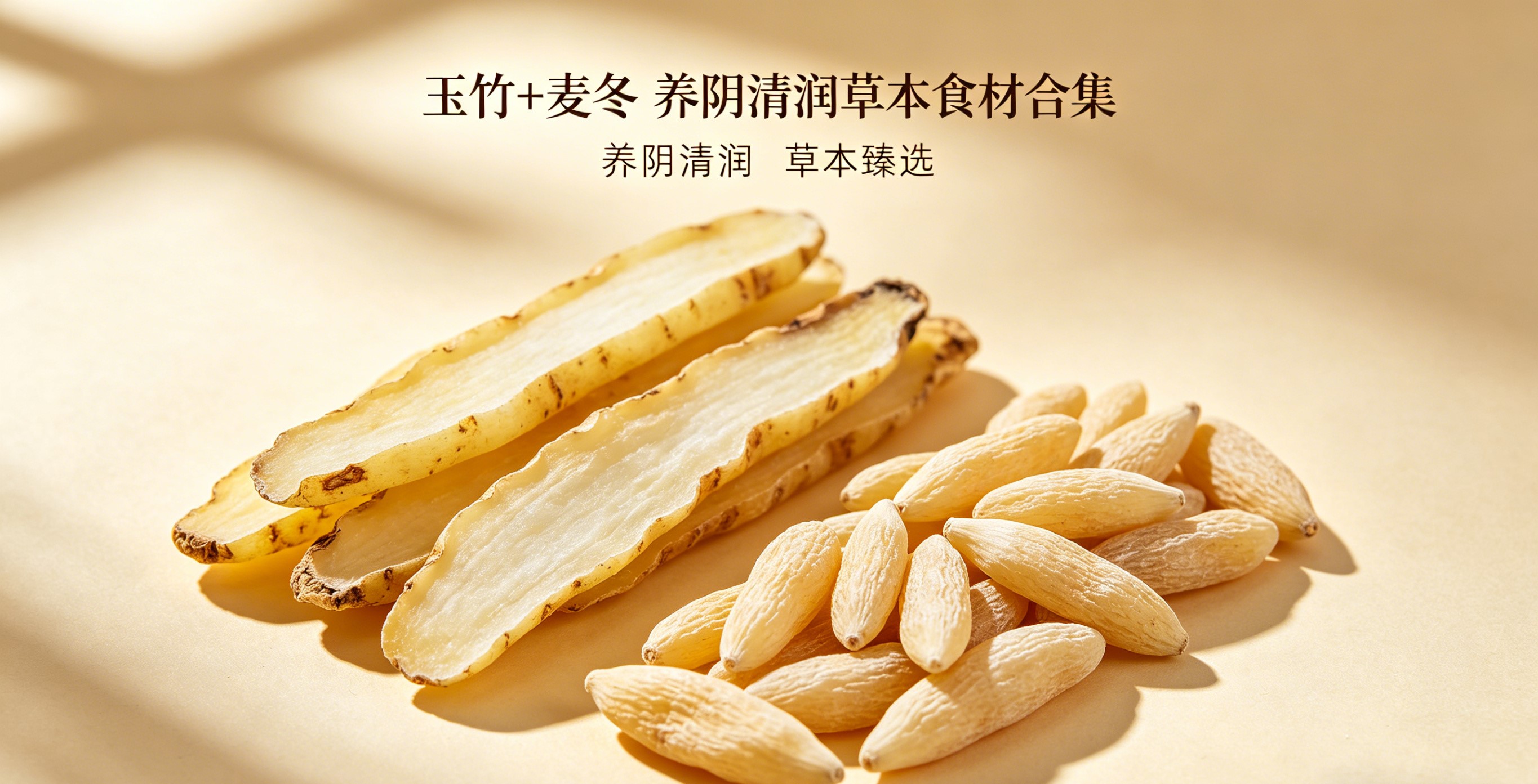 玉竹 麦冬 养阴清润草本食材合集